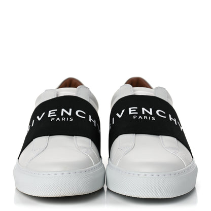 Givenchy Calfskin Band Logo Womens Urban Street Sneakers 40 White Black 2 of 9