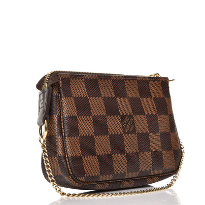 Louis Vuitton Damier Ebene Mini Pochette Accessories 3 of 7