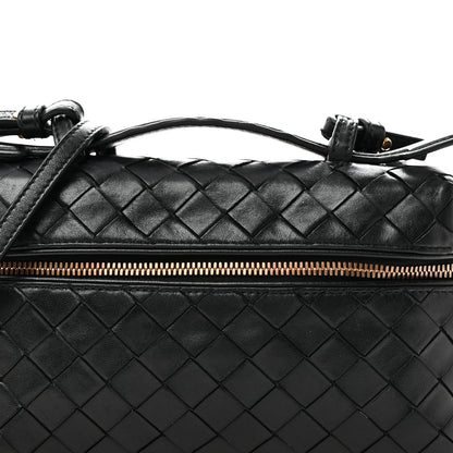 Bottega Veneta Calfskin Intrecciato Bang Bang Vanity Case Black 7 of 9