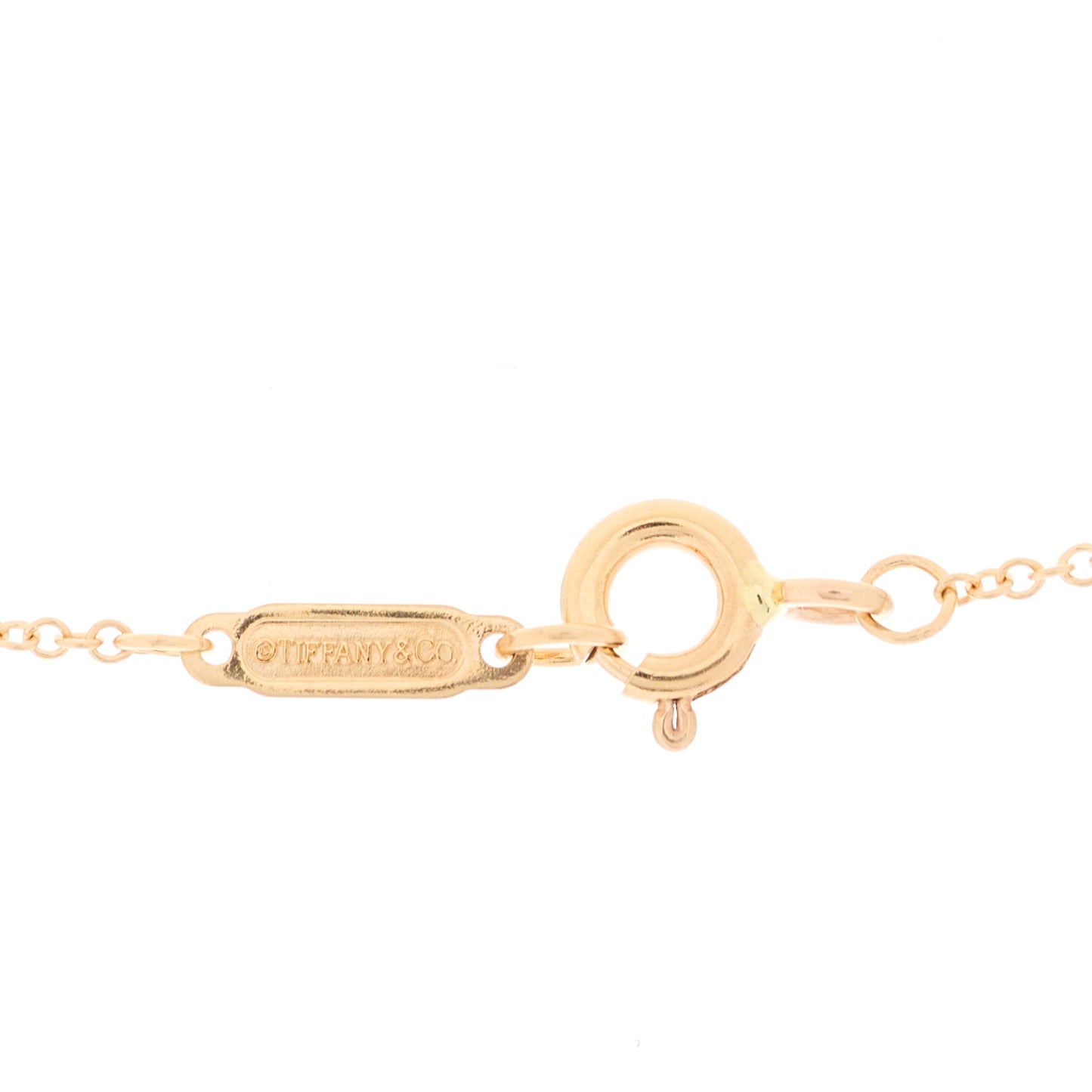 18K Rose Gold Diamond Mini Crown Key Pendant Necklace