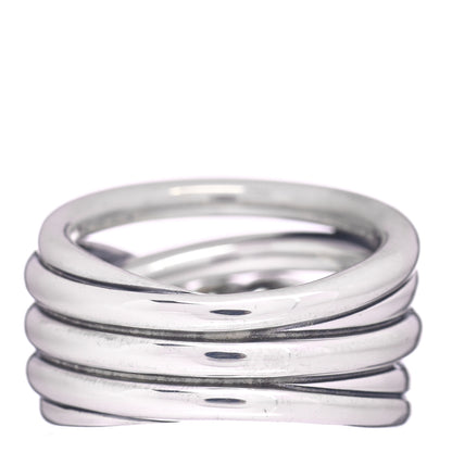 David Yurman Sterling Silver 14mm Continuance Ring 55 7.25 4 of 5