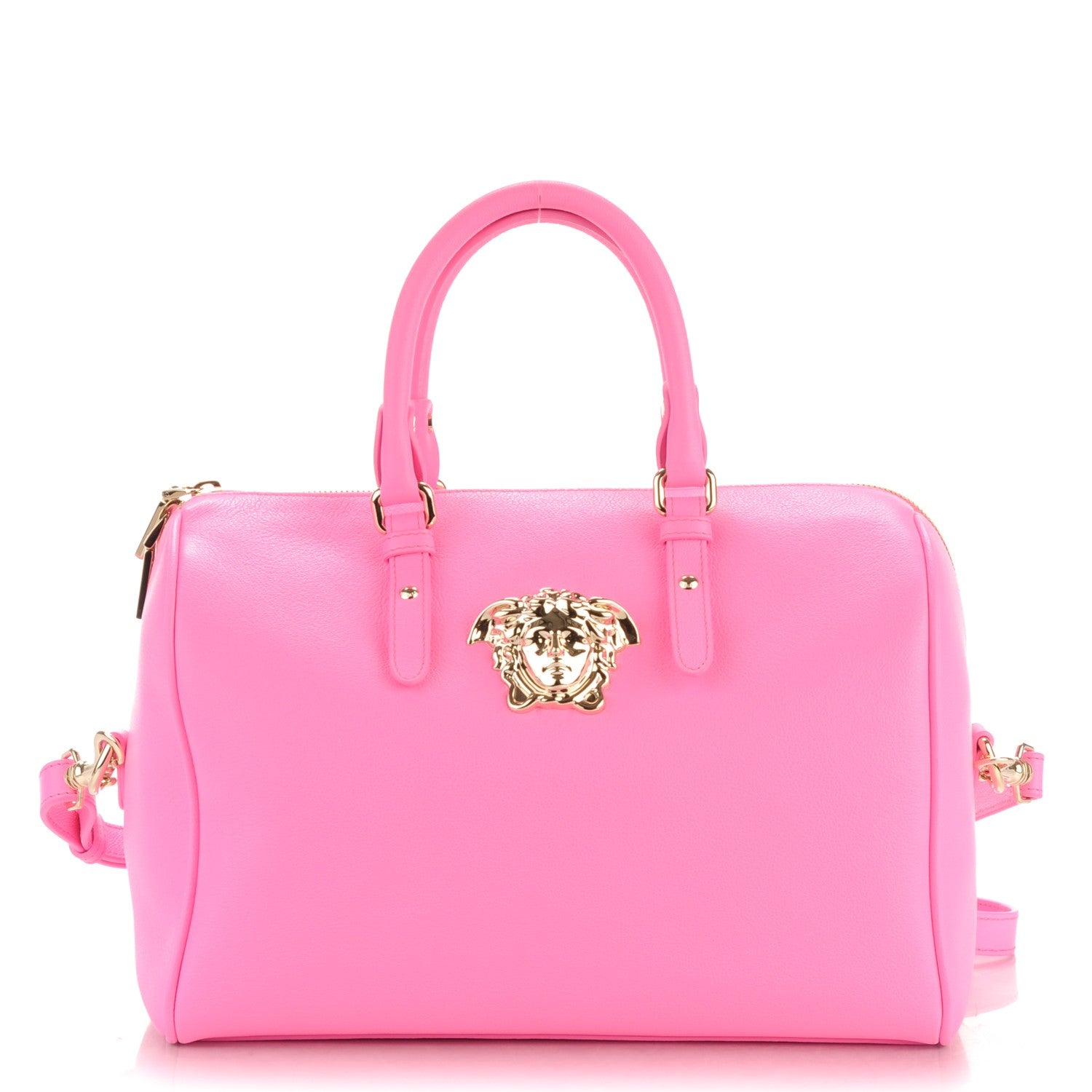 Versace Calfskin Palazzo Duffle Bag Pink 1 of 9