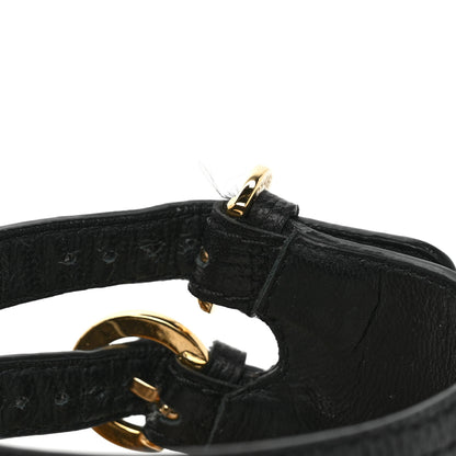 Chanel Calfskin Fantasy Chain Flat Sandals 36.5 Black 8 of 8