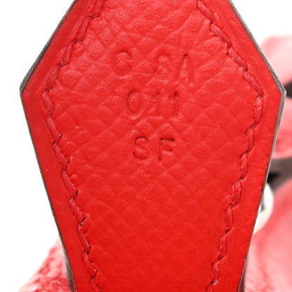 Hermes Epsom Tressage 1923 Bolide 30 Rouge De Coeur Bleu Du Nord 6 of 10