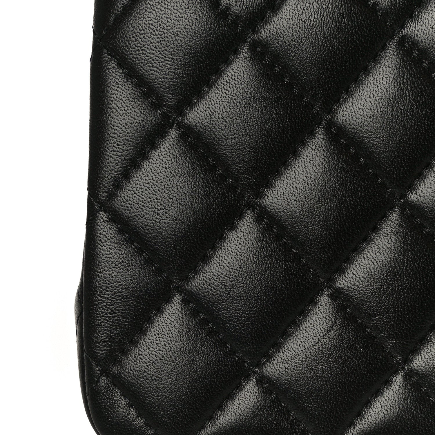 Chanel Lambskin Quilted Mini Top Handle Rectangular Flap Black 11 of 11