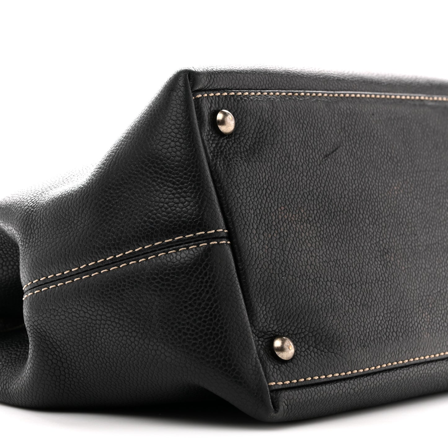 Caviar Shopping Tote Black