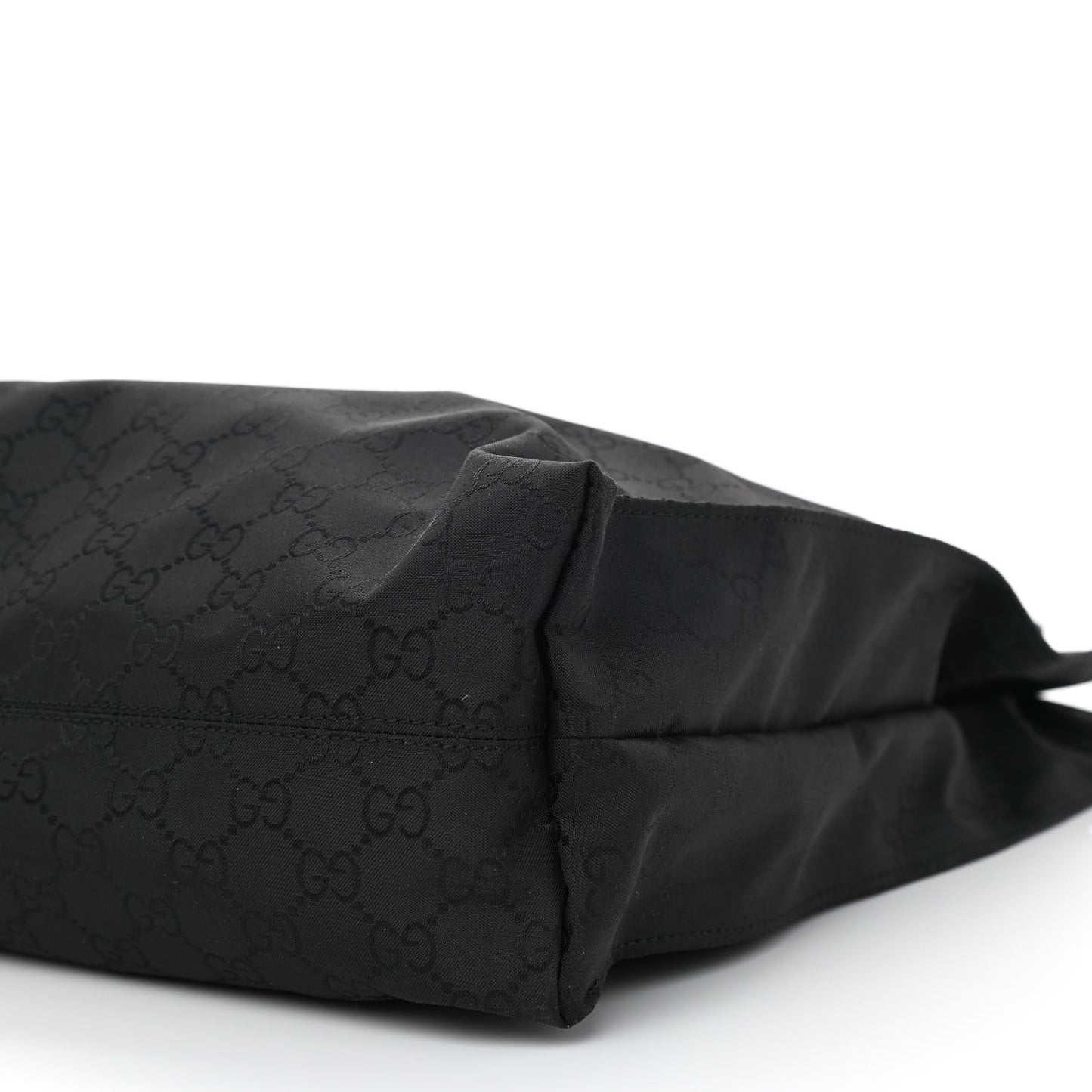 Nylon Monogram Tote Black