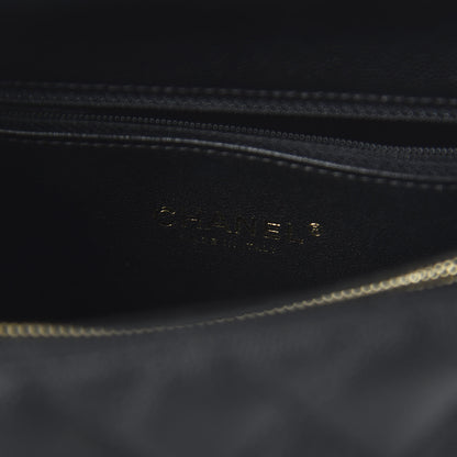 Chanel Caviar Lizard Quilted Small Coco Handle Flap Black 8 of 11