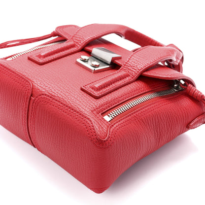 3.1 Phillip Lim Textured Calfskin Mini Pashli Satchel Red 10 of 14