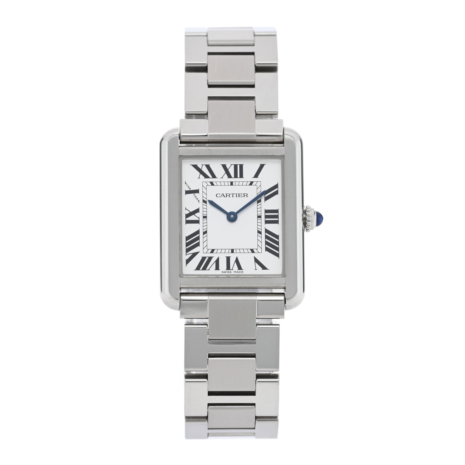 Cartier Stainless Steel 24mm Tank Solo Quartz Watch 1 of 5