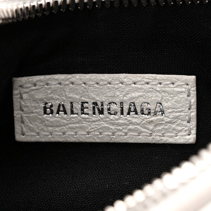 Balenciaga Agneau Arena Le Cagole Shoulder Bag XS Optic White 7 of 11