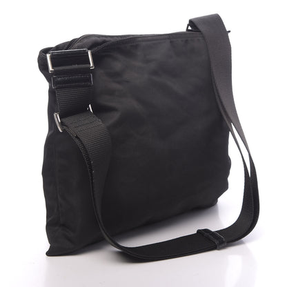 Prada Nylon Flat Messenger Bag Black 3 of 15