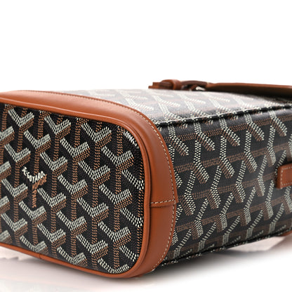 Goyard Goyardine Calfskin Mini Alpin Backpack Black Gold 10 of 14