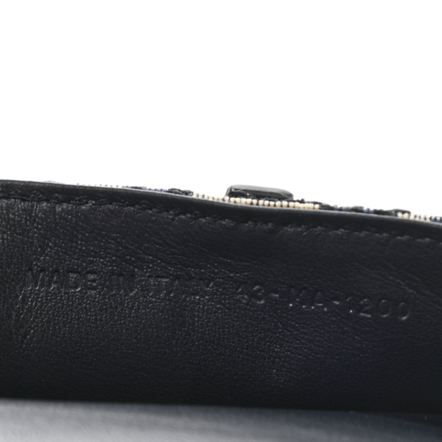 Oblique Nano Saddle Chain Pouch Blue