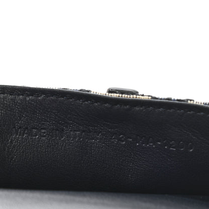 Christian Dior Oblique Nano Saddle Chain Pouch Blue 6 of 10