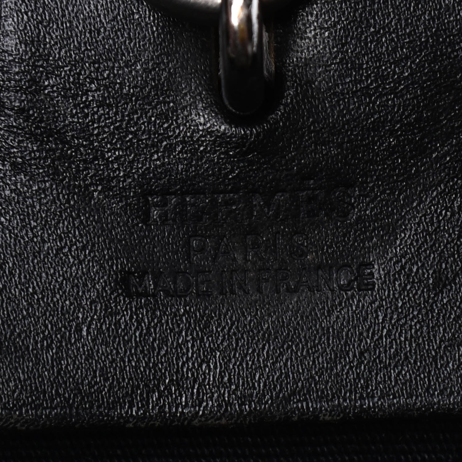 Hermes Toile Vache Calfskin Herbag 30 PM Backpack Black 6 of 9