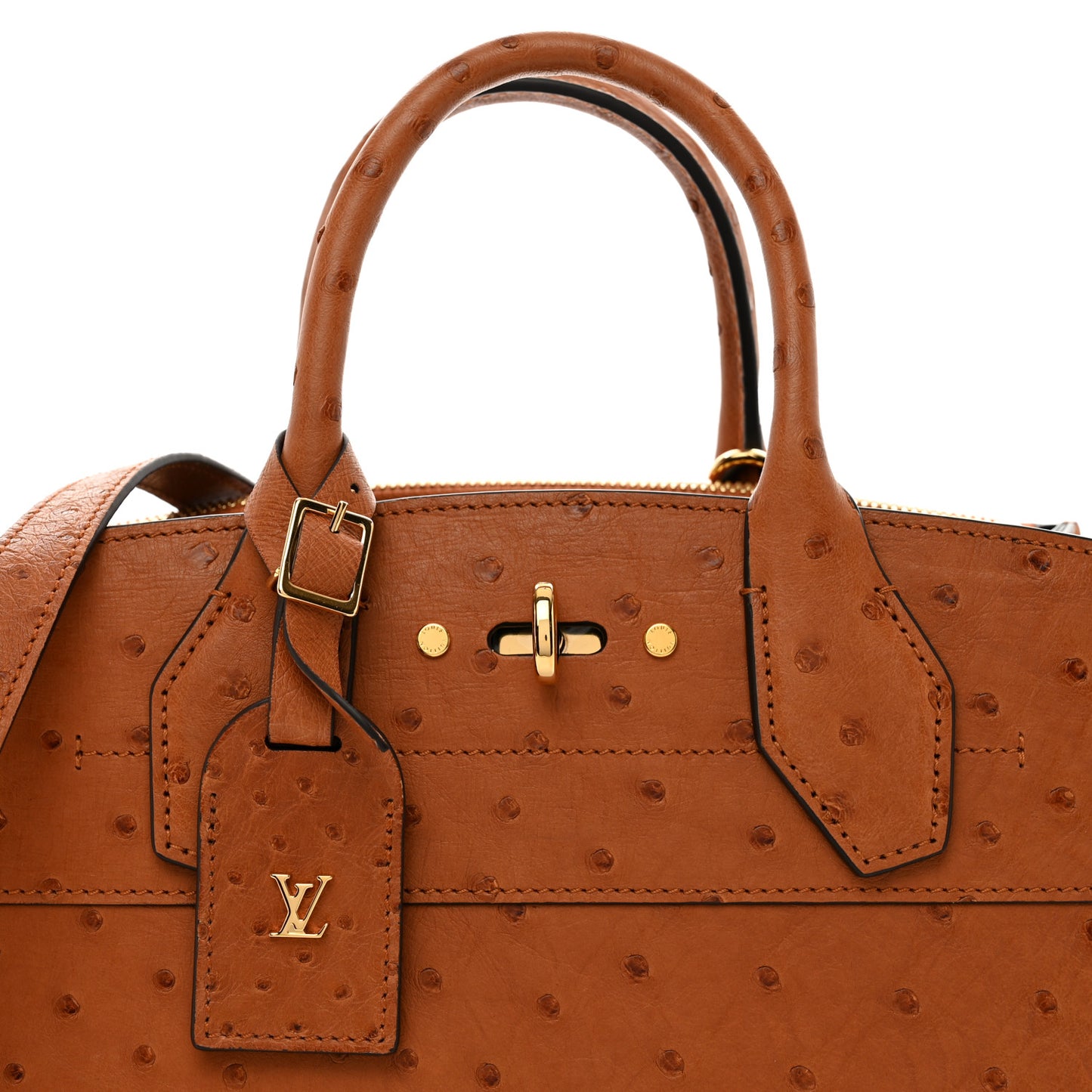 Ostrich City Steamer PM Cognac