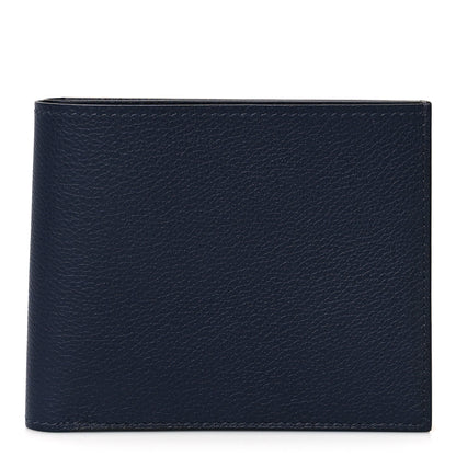 Hermes Epsom Citizen Twill Compact Wallet Bleu Indigo 1 of 7