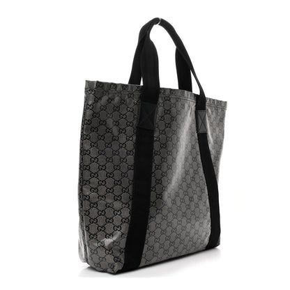 Gucci Crystal Monogram Medium Vertical Tote Black 3 of 11