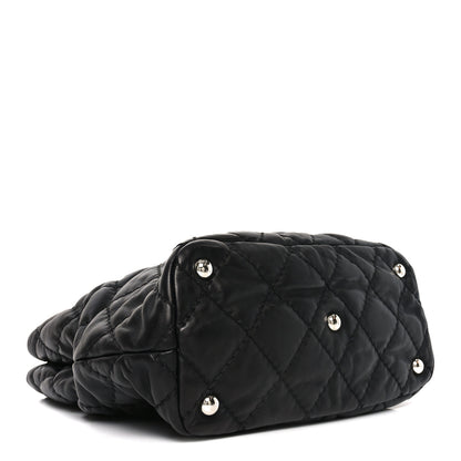 Chanel Calfskin Contrast Stitch Tote Black 4 of 10