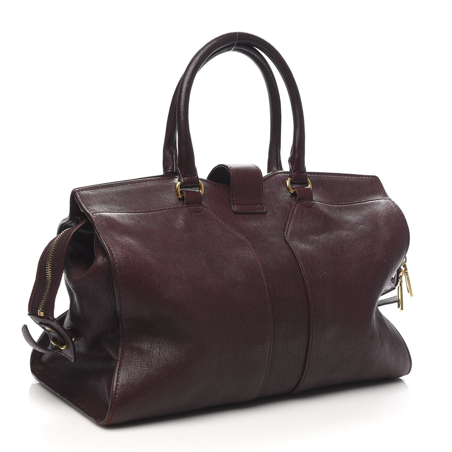Sheepskin Medium Cabas ChYc Plum