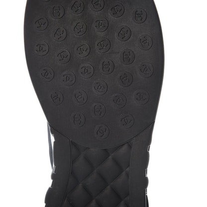 Chanel Lycra CC Sneakers 40 Black 7 of 9