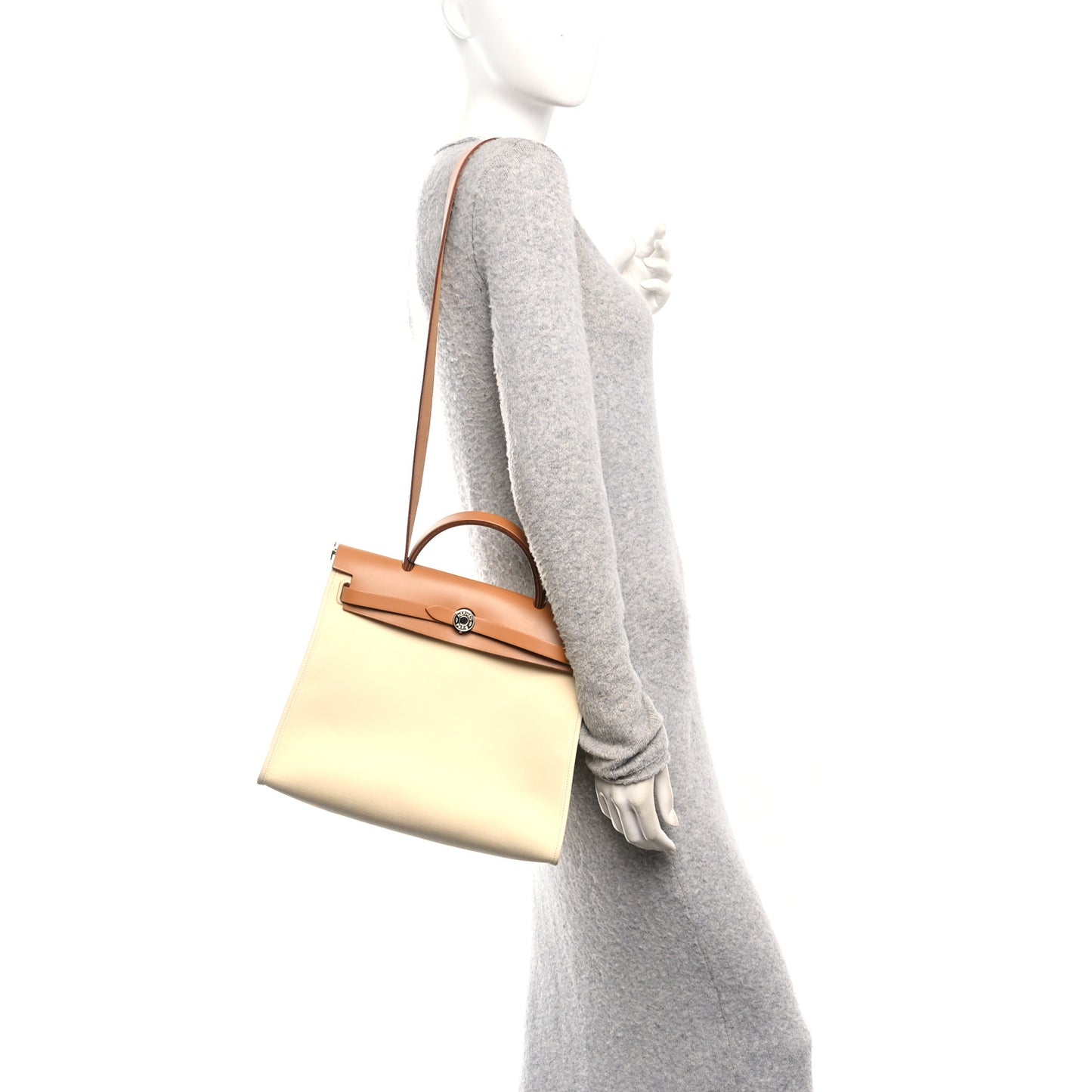 Vache Hunter Toile Officier Herbag Zip 31 PM Vanille Naturel Sable