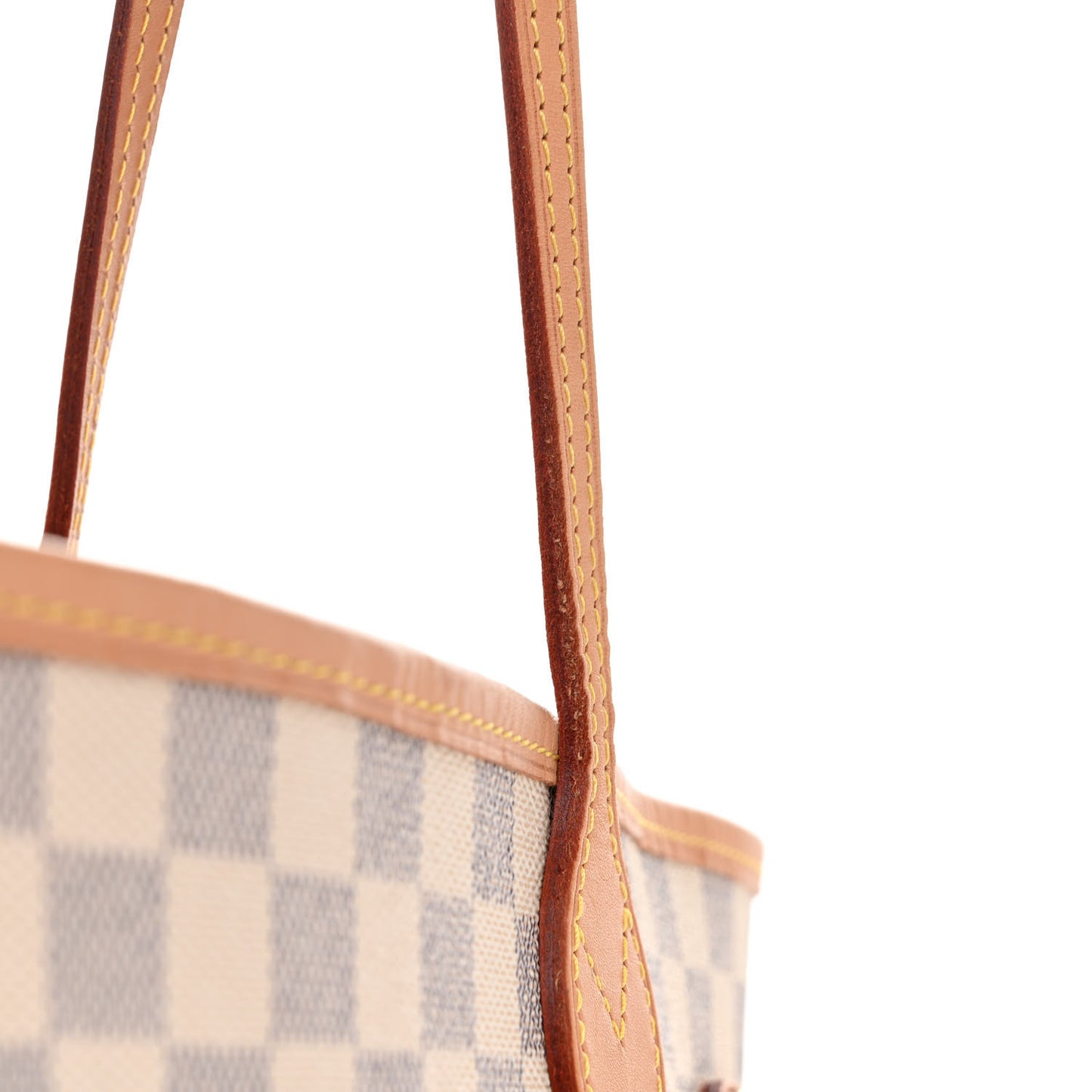 Damier Azur Neo Neverfull MM Rose Ballerine