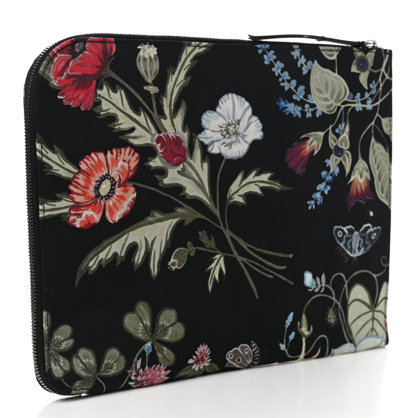 Canvas Flora Knight Travel Laptop Document Case Black
