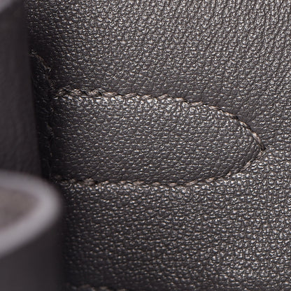 Celine Lambskin Bi-Cabas Grey Cognac 37 of 68