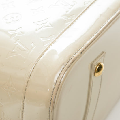 Louis Vuitton Vernis Alma GM Blanc Corail 11 of 15
