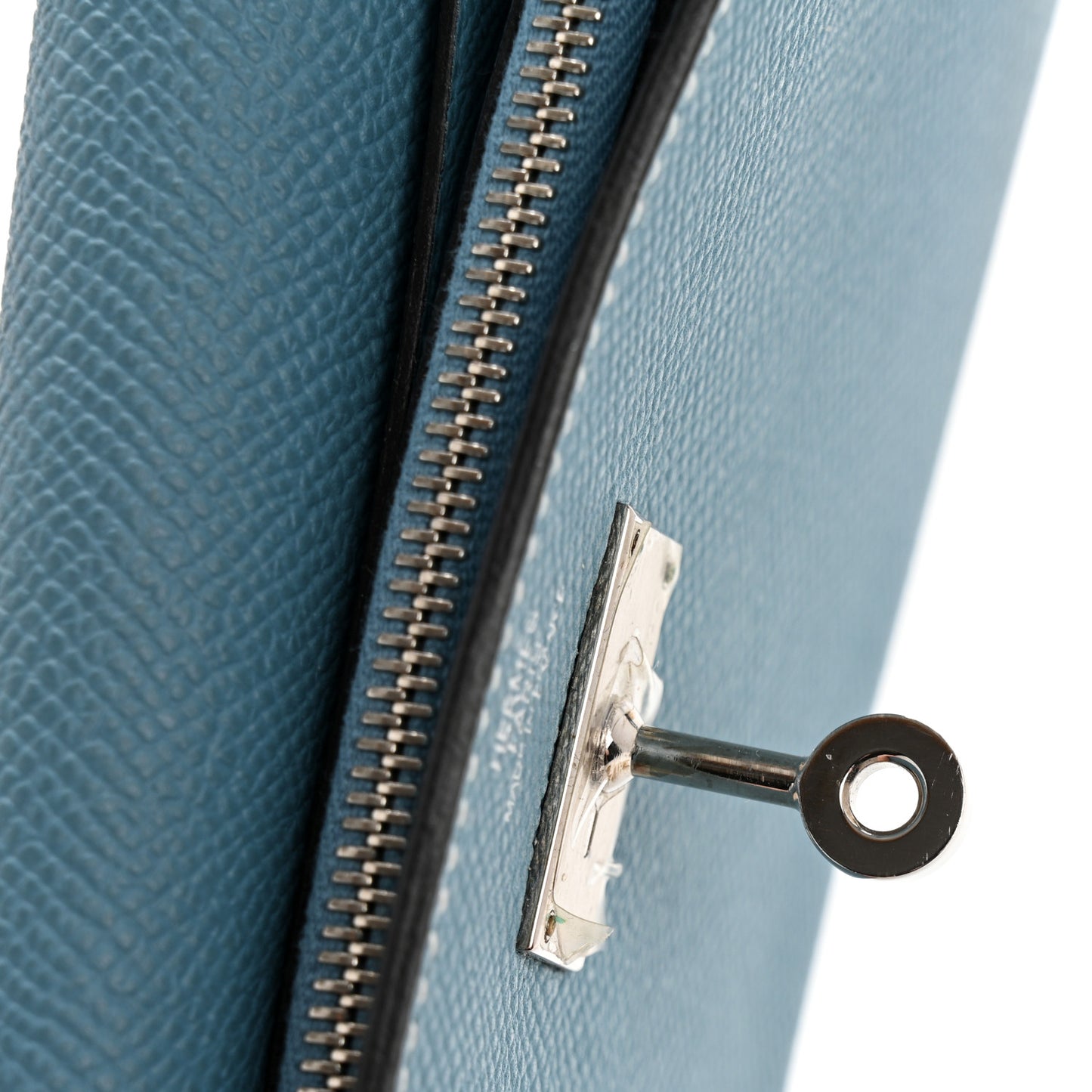 Epsom Kelly Longue Wallet Blue Jean
