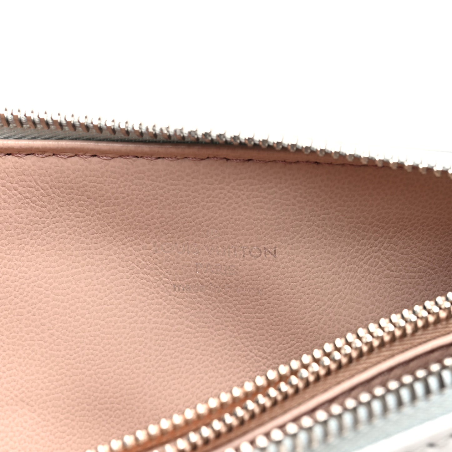 Lambskin Embossed Monogram LV Ski Coussin BB Gray