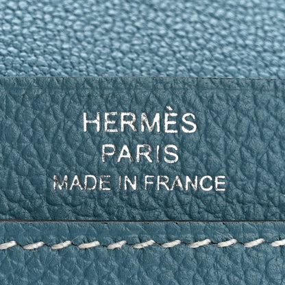 Hermes Evercolor R.M.S Card Holder Blue Jean 6 of 7