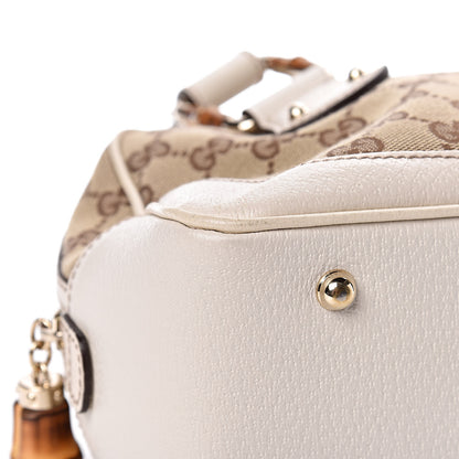 Gucci Monogram Bamboo Boston Off White 11 of 14
