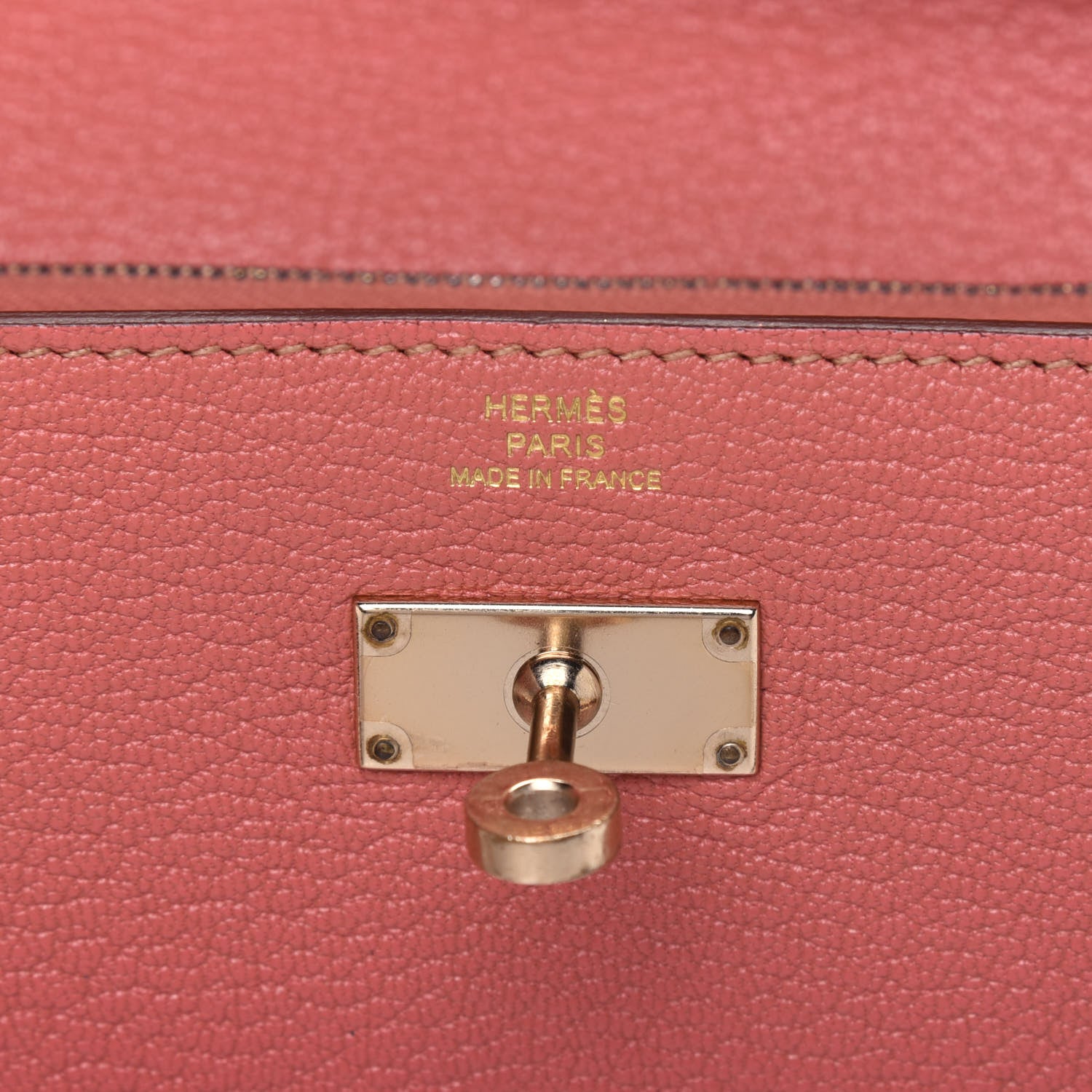 Hermes Chevre Mysore Kelly Longue Wallet Rose The 6 of 19