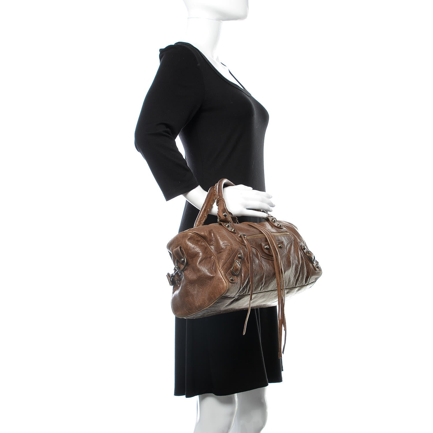 Balenciaga Chevre Classic Hardware Twiggy Cafe 3 of 17