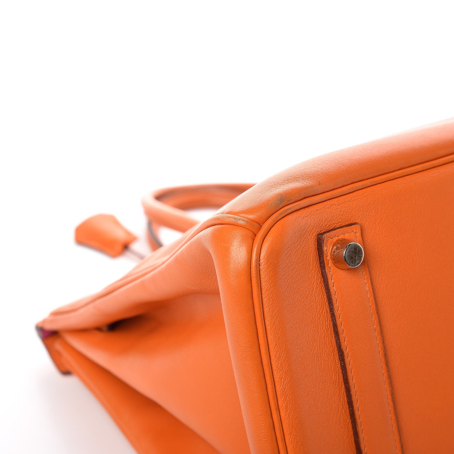 Hermes Swift Horseshoe Birkin 35 Orange 35 of 40
