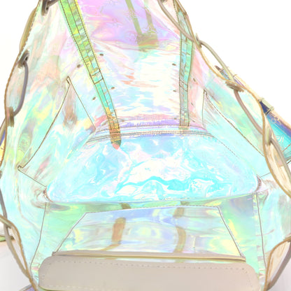 Louis Vuitton PVC Monogram Christopher Backpack GM Iridescent Prism 5 of 10