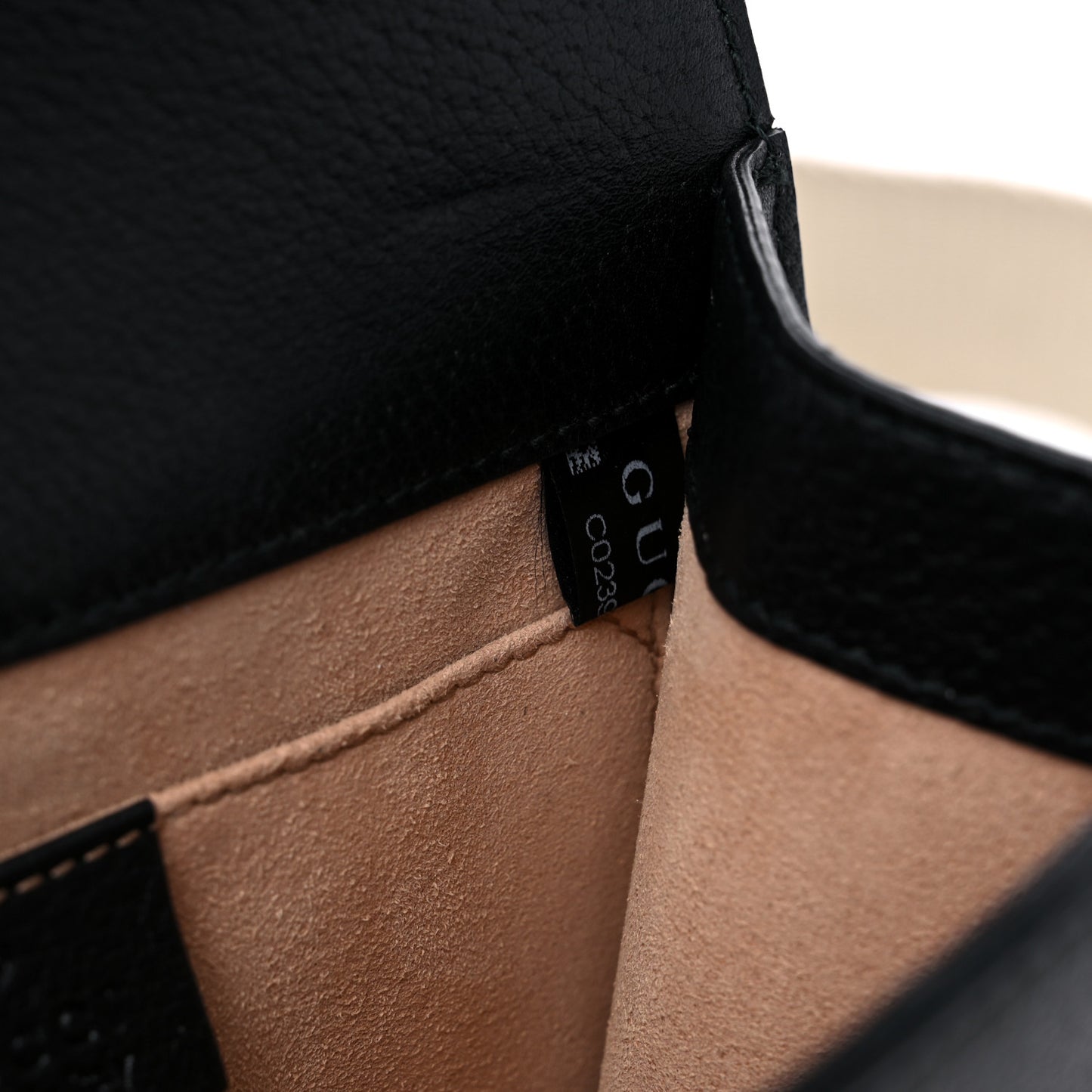Calfskin Web Crystal Butterfly Stripe Small Totem Shoulder Bag Black