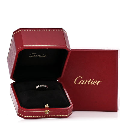 Cartier Platinum Diamond 3mm C De Cartier Wedding Band Ring 49 4.75 6 of 6