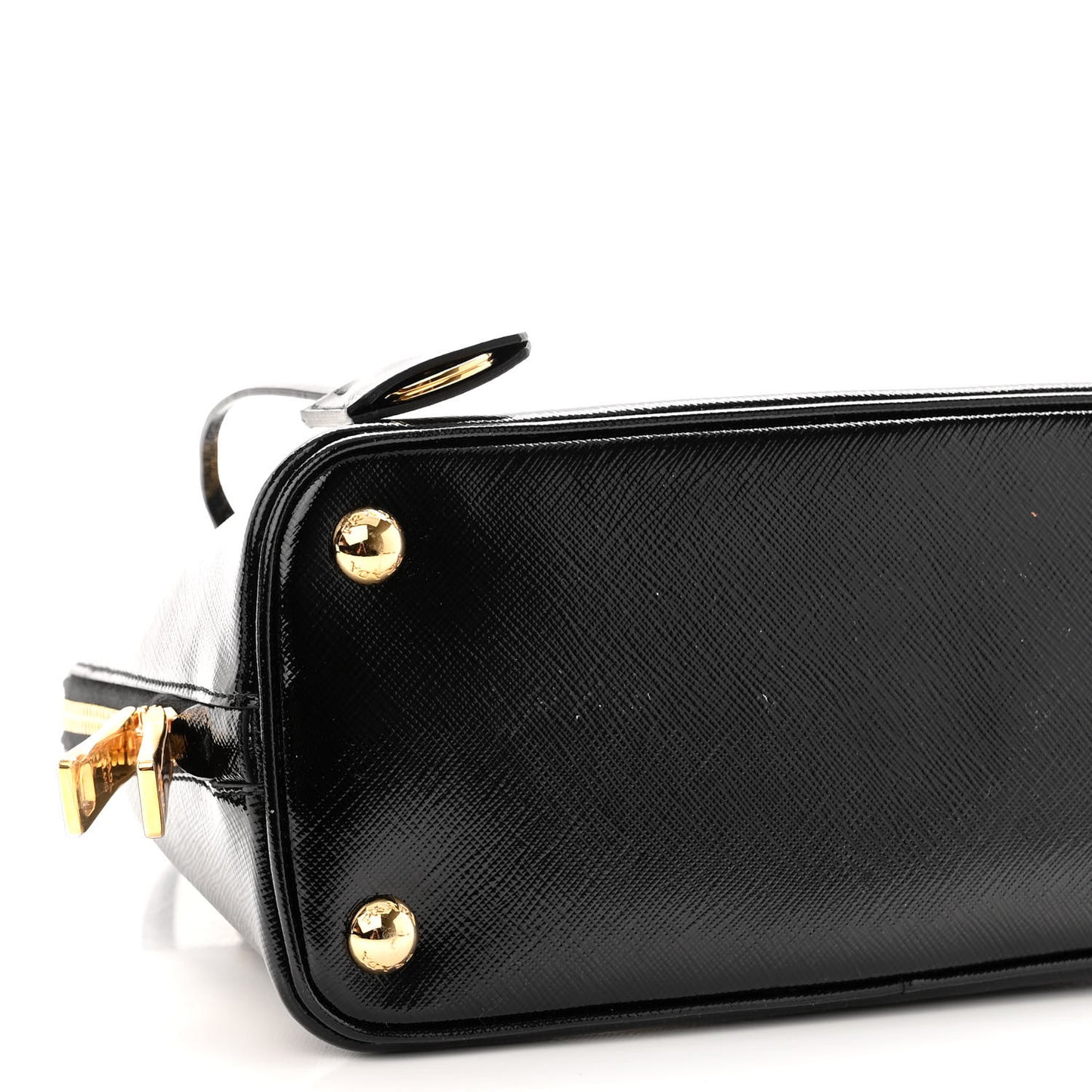 Saffiano Vernice Small Promenade Tote Black