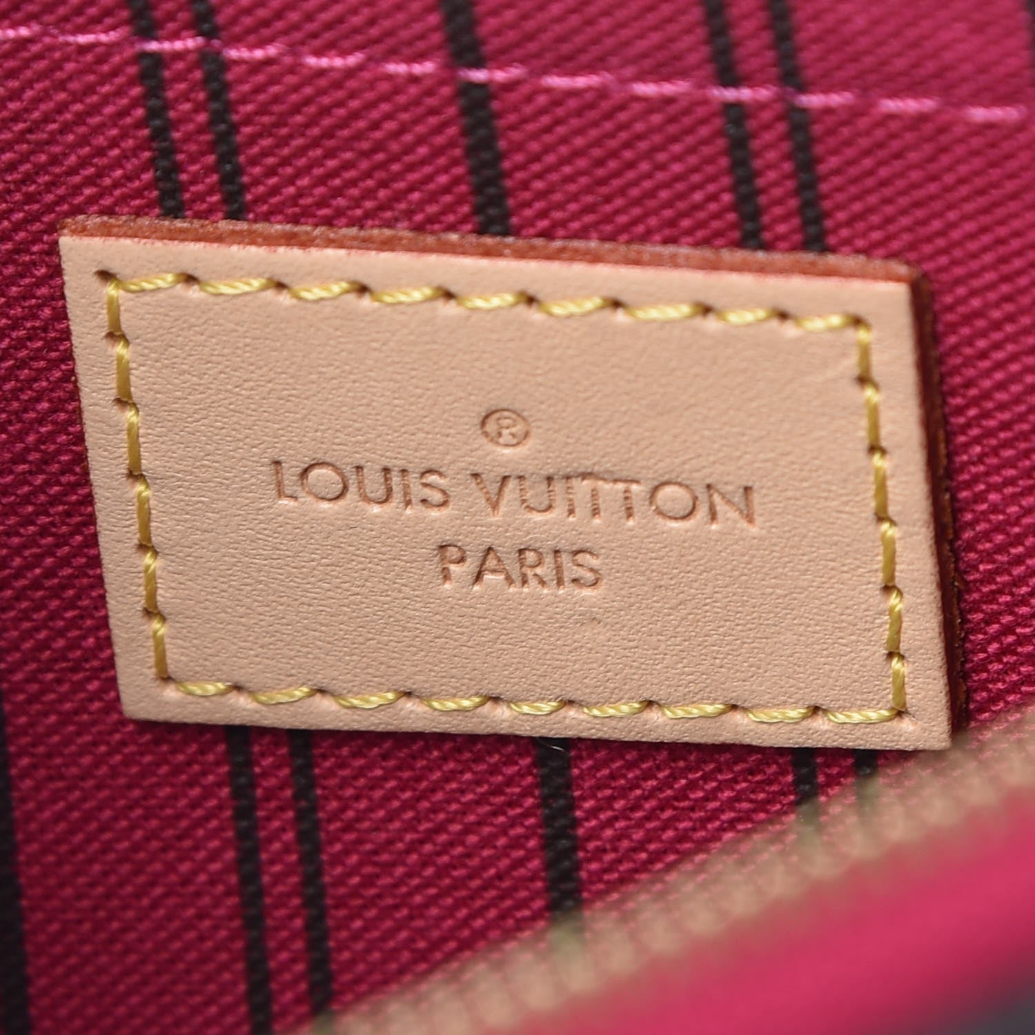 Louis Vuitton Monogram Neverfull MM GM Pochette Pivoine 6 of 8