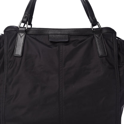 Burberry Nylon Check Buckleigh Packable Tote Black 6 of 10