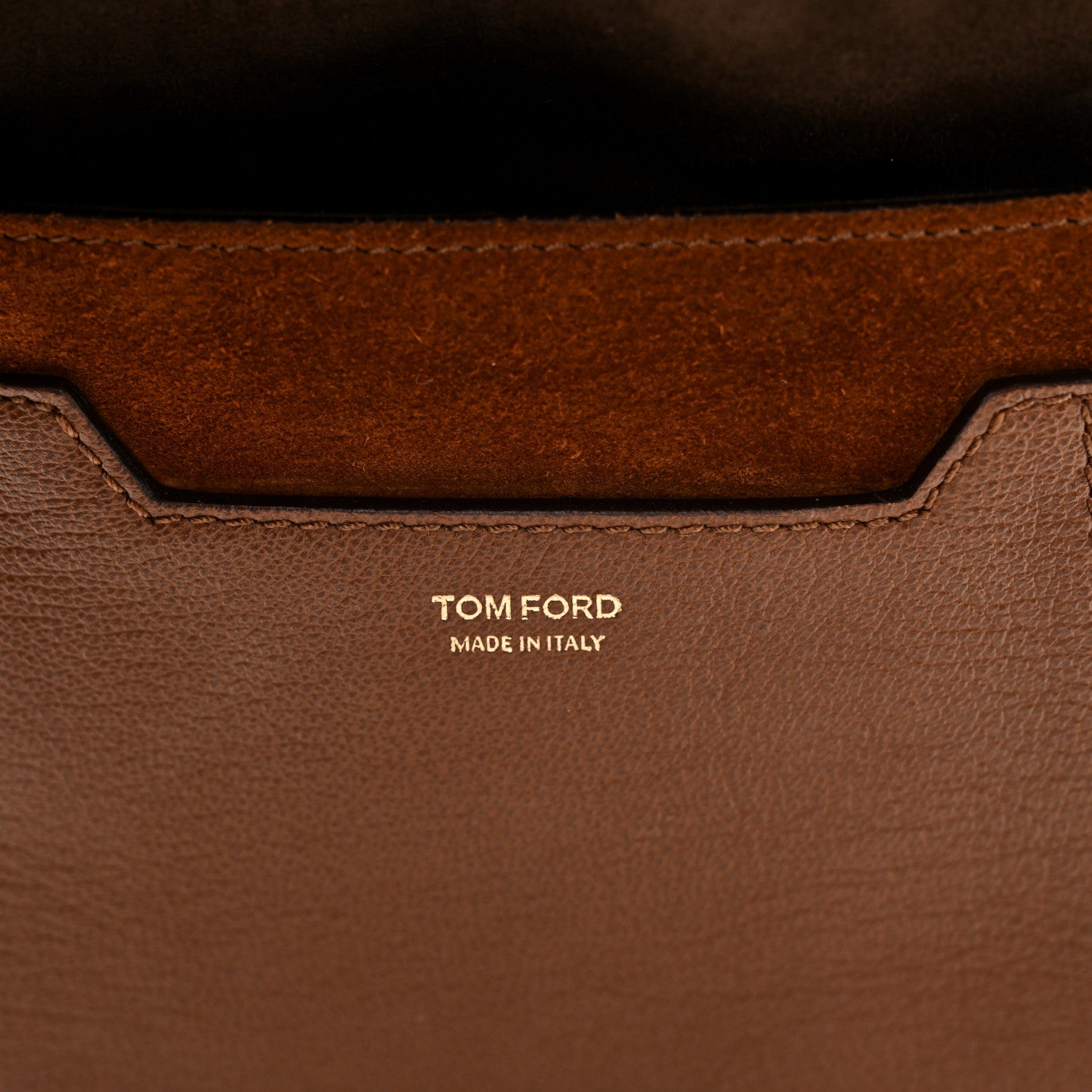 Tom Ford Suede Calfskin Mini Jennifer Crossbody Caramel 6 of 9