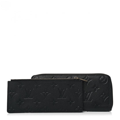 Louis Vuitton Empreinte Clemence Wallet Black 2 of 5
