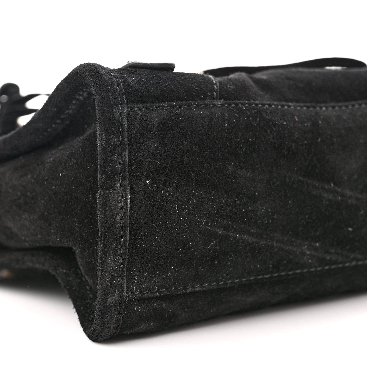Balenciaga Baby Daim Suede Marble Hardware Mini City Black 9 of 11