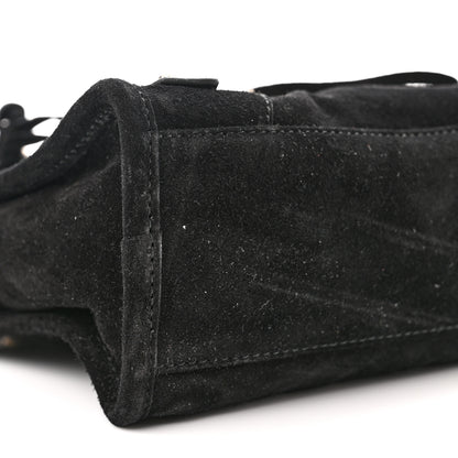 Balenciaga Baby Daim Suede Marble Hardware Mini City Black 9 of 11