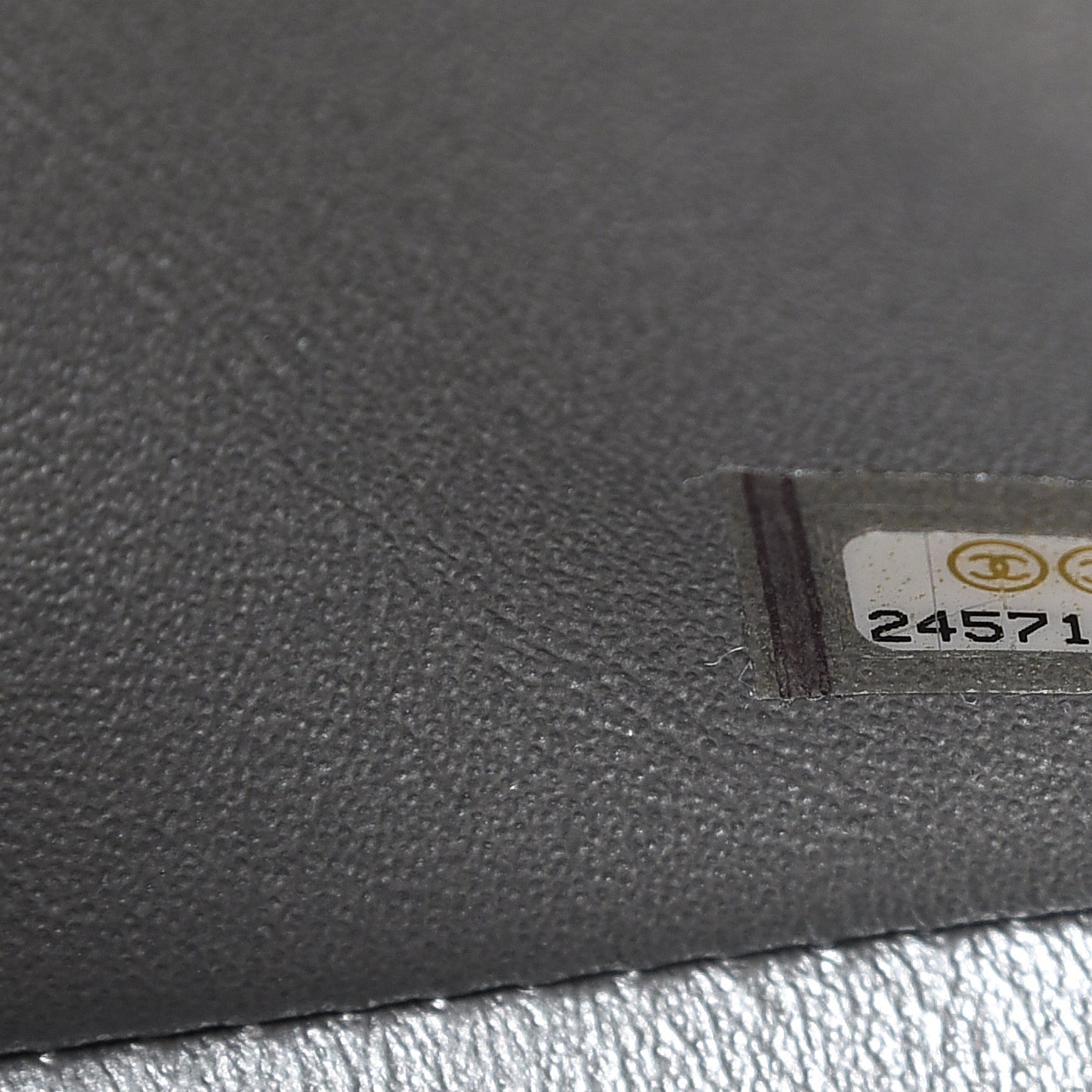 Metallic Lambskin Quilted Mini Rectangular Flap Silver