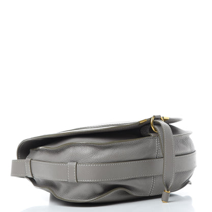 Chloe Calfskin Medium Marcie Round Crossbody Bag Cashmere Grey 4 of 16